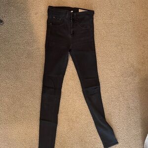 rag & bone Women's Black Skinny Jeans